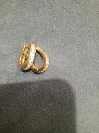 Pendientes Oro 18k con Circonitas