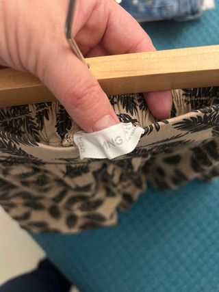 Falda pantalón chica Mango estampado  talla 14