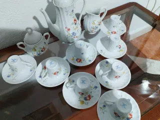 Conjunto porcelana té vintage QN Portugal