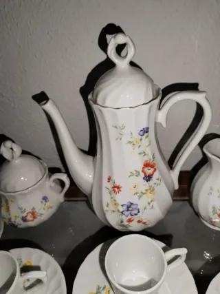 Conjunto porcelana té vintage QN Portugal