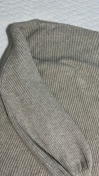 Jersey beige de punto