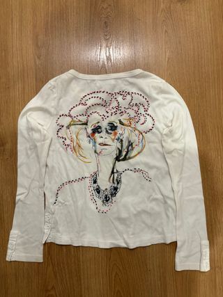 Camiseta Boxley bordada espalda mujer