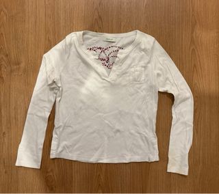 Camiseta Boxley bordada espalda mujer