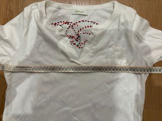 Camiseta Boxley bordada espalda mujer