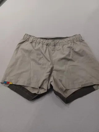 Salomon Pantalón Corto Malla Talla S Beige