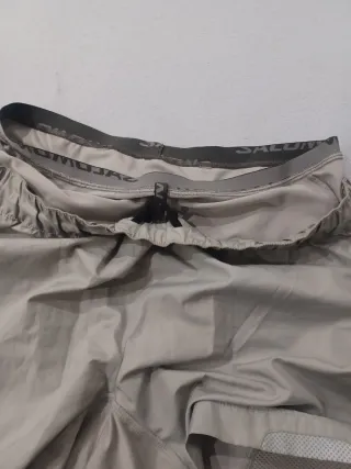 Salomon Pantalón Corto Malla Talla S Beige