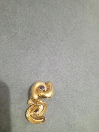 Pendientes Oro 18k con Zafiro Azul