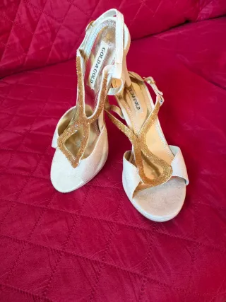 Sandali Gold & Gold donna beige/oro