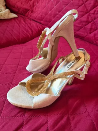 Sandali Gold & Gold donna beige/oro