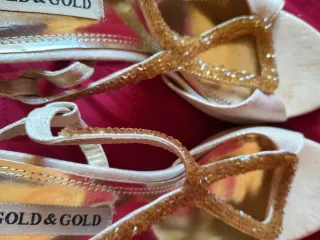 Sandali Gold & Gold donna beige/oro