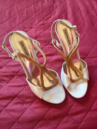 Sandali Gold & Gold donna beige/oro