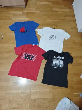 Lote 4 camisetas chico