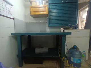 Banco de trabajo y panel de herramientas