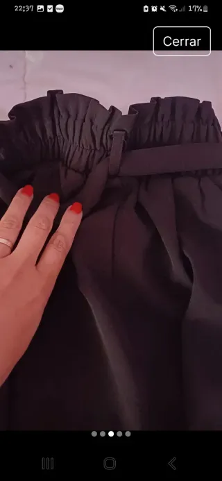 Falda midi negra talla XS/S