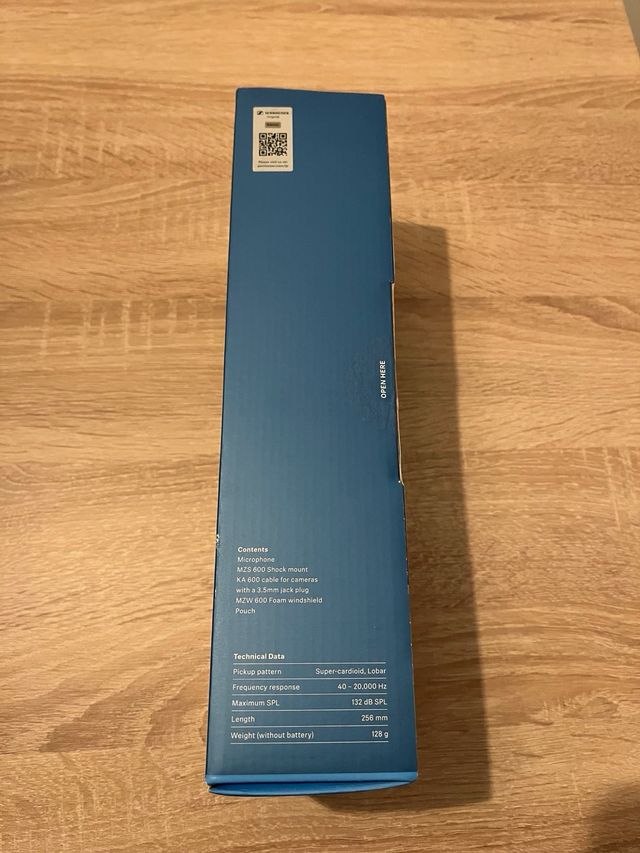 Micrófono Sennheiser MKE 600 Profesional