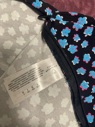 Pantalón campana estampado floral