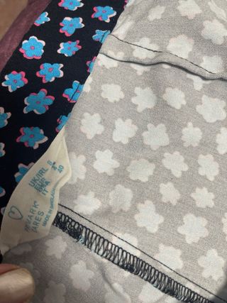 Pantalón campana estampado floral