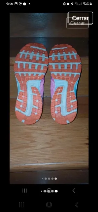 Zapatillas Nike Talla 39 Rosa y Plateado