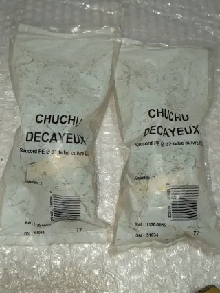 Abrazadera RUMA PE32 y Racor compacto PE32 SDR17