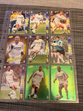 Cromos de fútbol vintage Real Madrid