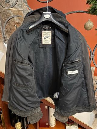 Giubbino Biker Vera Pelle Vintage
