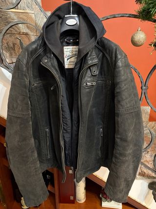 Giubbino Biker Vera Pelle Vintage