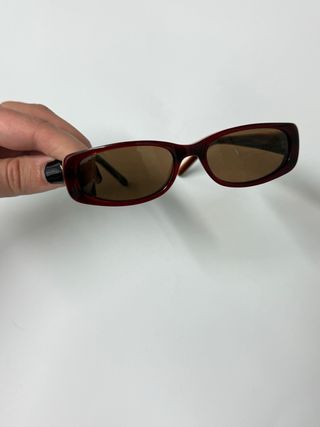 Gafas vintage burdeos dosmileras