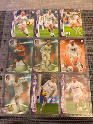Cromos Fútbol Real Madrid (Varios Jugadores)