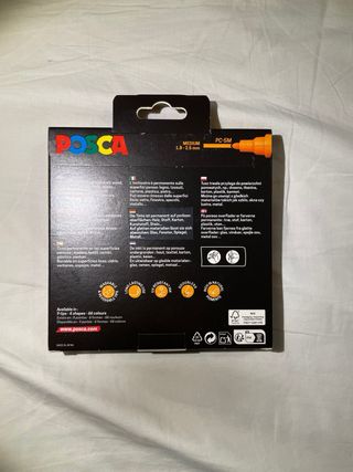 Set 8 Rotuladores POSCA PC-5M Warm Colours