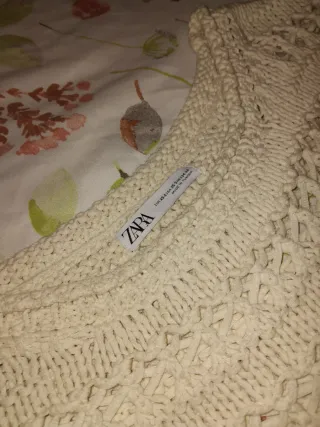 Jersey Zara oversize beige