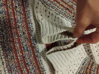 Jersey Zara oversize beige