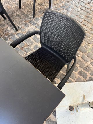 Seggiole da terrazza in stile rattan - 30 unità