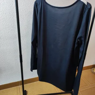 Camiseta manga larga estampada