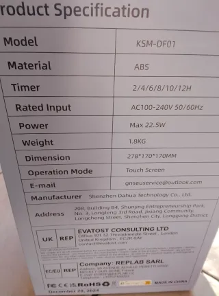 Mini Deumidificatore Portatile