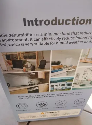 Mini Deumidificatore Portatile