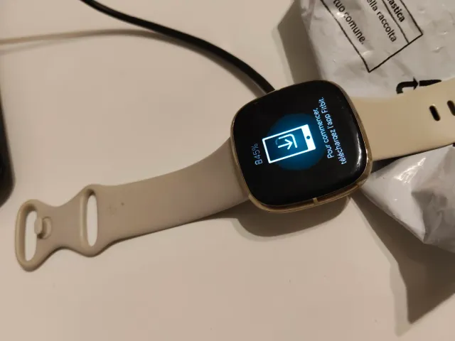 Fitbit Sense Beige/Dorado