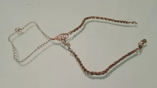 Pulsera esclava oro 18k con circonita