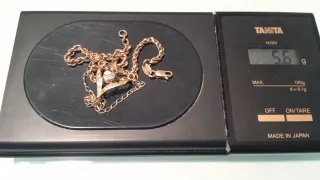 Pulsera esclava oro 18k con circonita