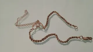 Pulsera esclava oro 18k con circonita