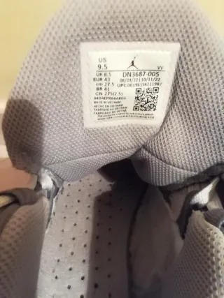 Scarpe Nike Jordan Grigie e Bianche