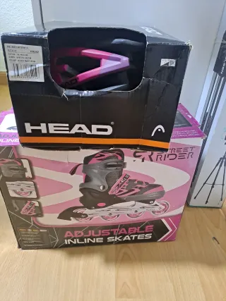 Casco y Patines Ajustables HEAD
