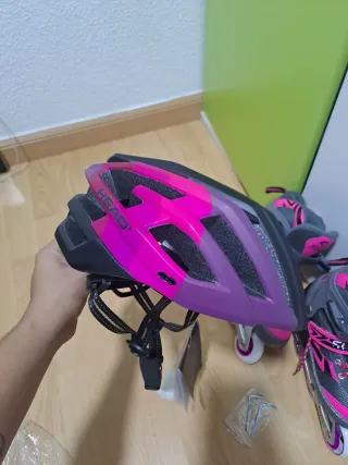 Casco y Patines Ajustables HEAD