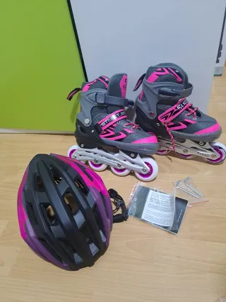 Casco y Patines Ajustables HEAD