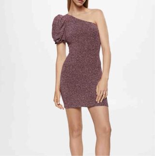 Vestido Mango brillante talla S