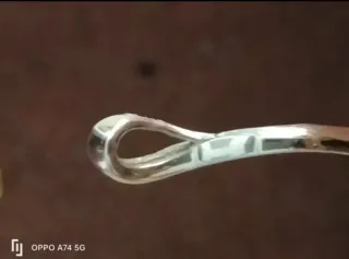 Colgante Oro 18k con 2 Brillantes Certificado