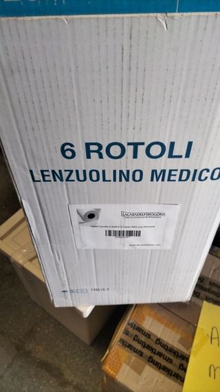 6 Rollos Papel Camilla Médico