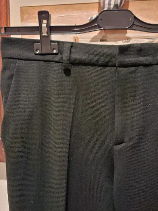 Pantaloni donna classici neri lana tg 44