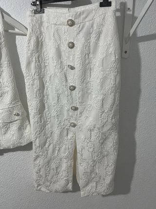 Conjunto Ancost elegante blanco