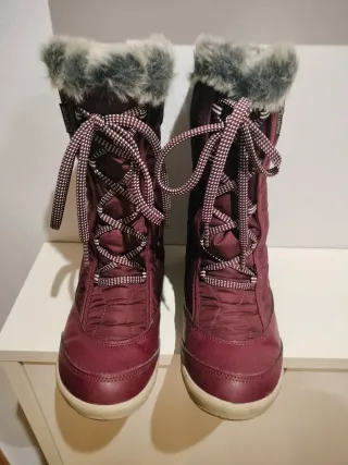 Botas de nieve para niña moradas