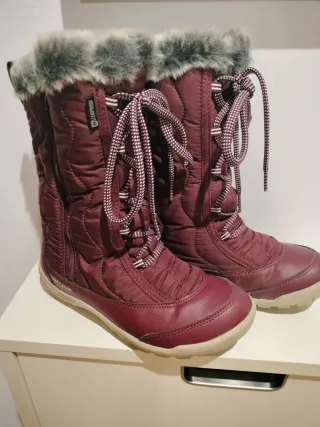 Botas de nieve para niña moradas